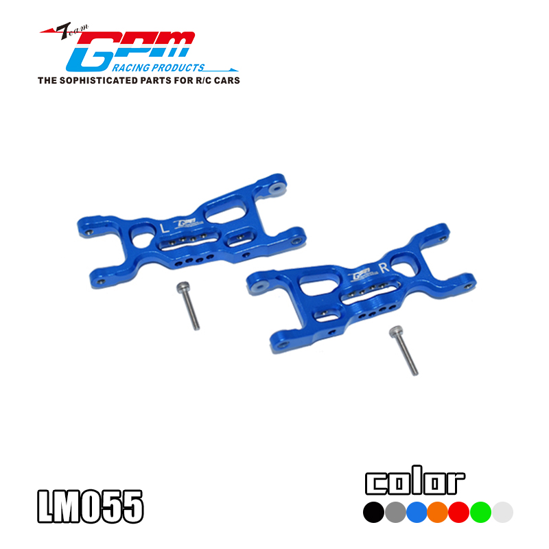 ALUMINUM FRONT LOWER ARMS LM055 FOR LOSI 1/18 Mini-T 2.0 2WD Stadium Truck